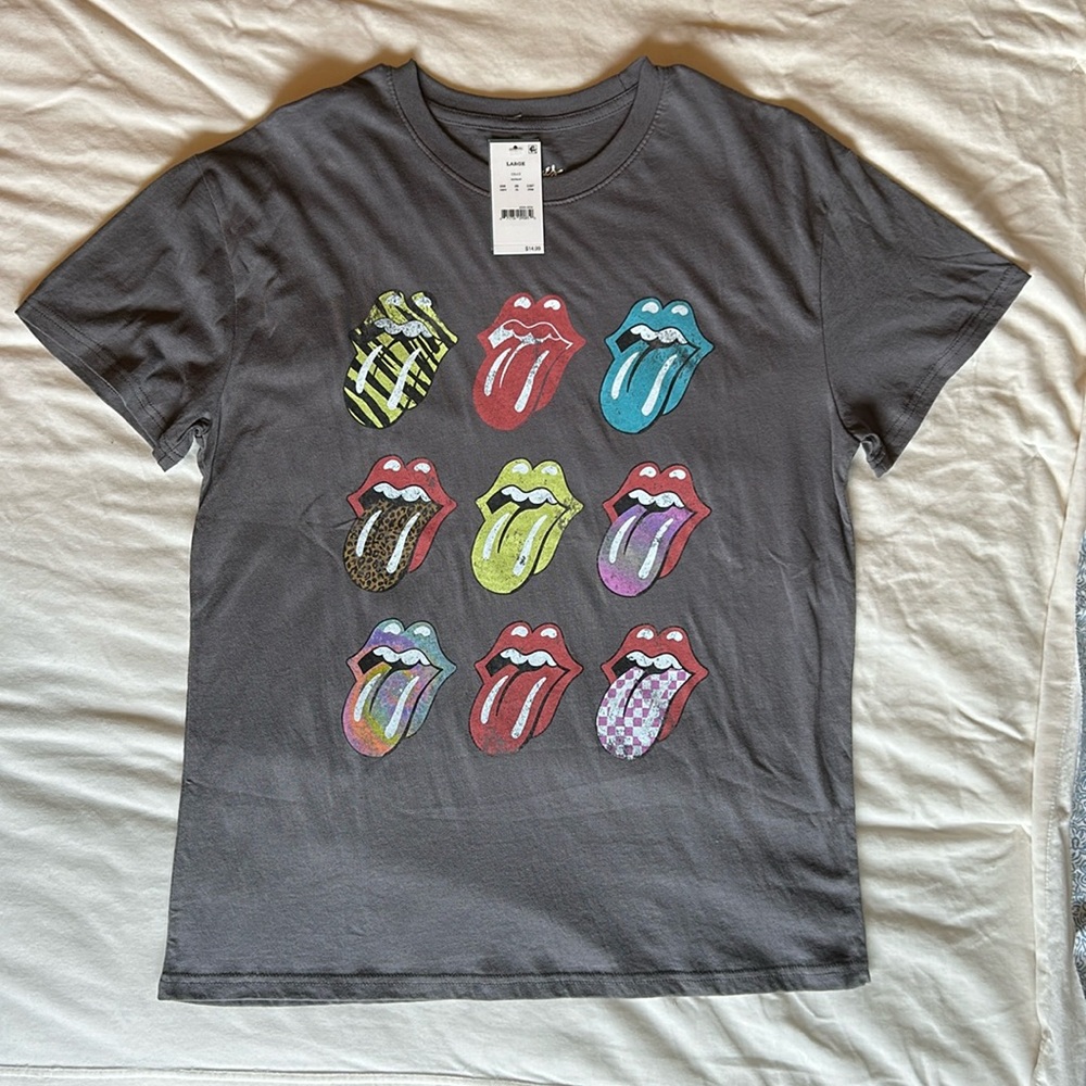 Large dark grey graphic tee from Target